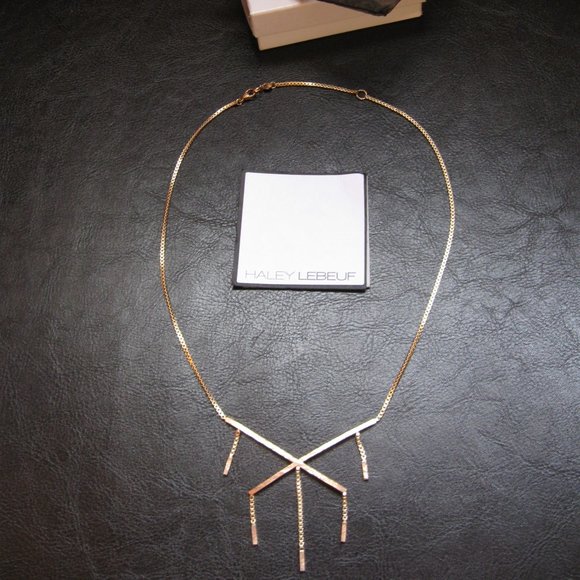 Haley Lebeuf Gold Filled Shoal Creek Necklace with Fringe - Picture 2 of 5